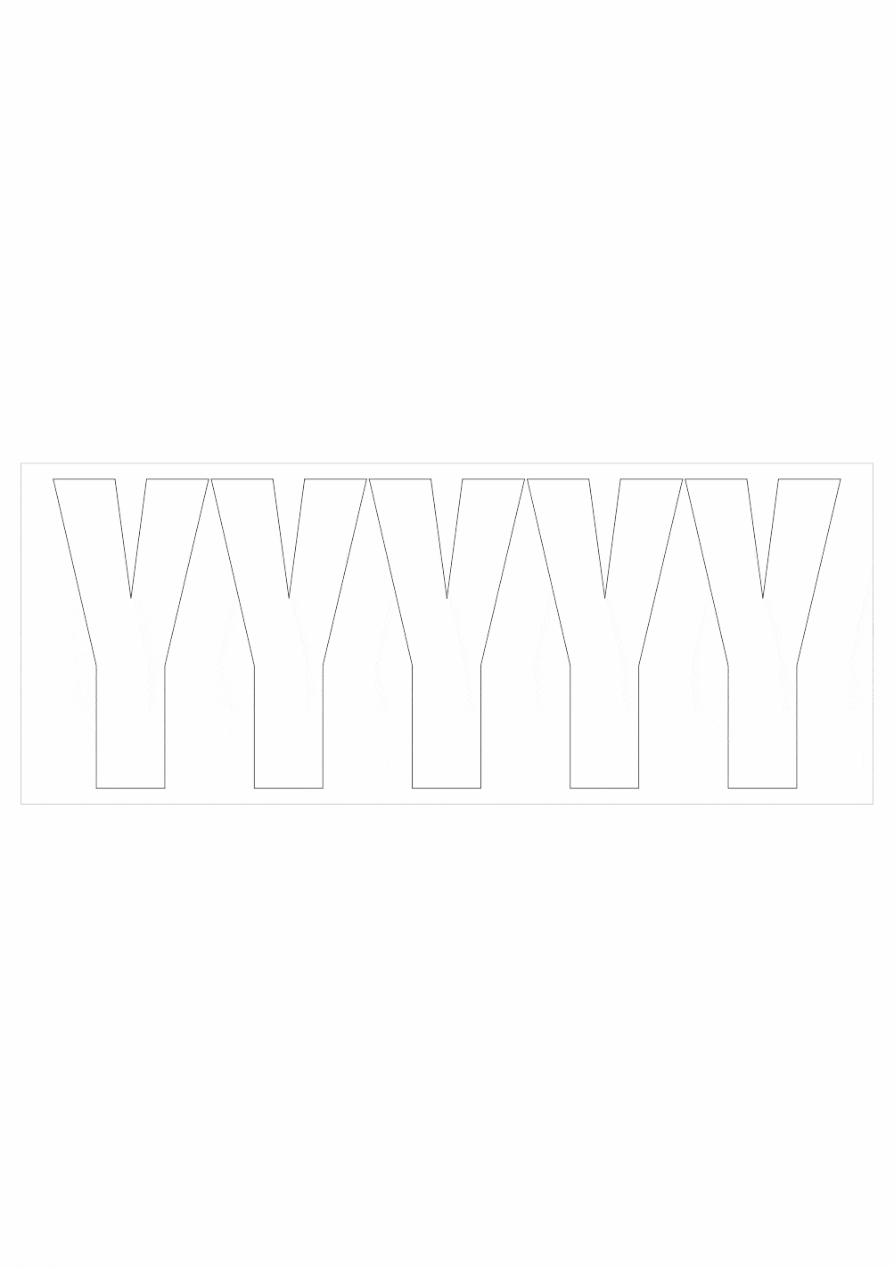 pis201yb Čísla a písmena - Samolepiace písmena rezana: Y (Bielé)