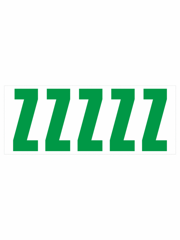 Samolepiace Z zelená