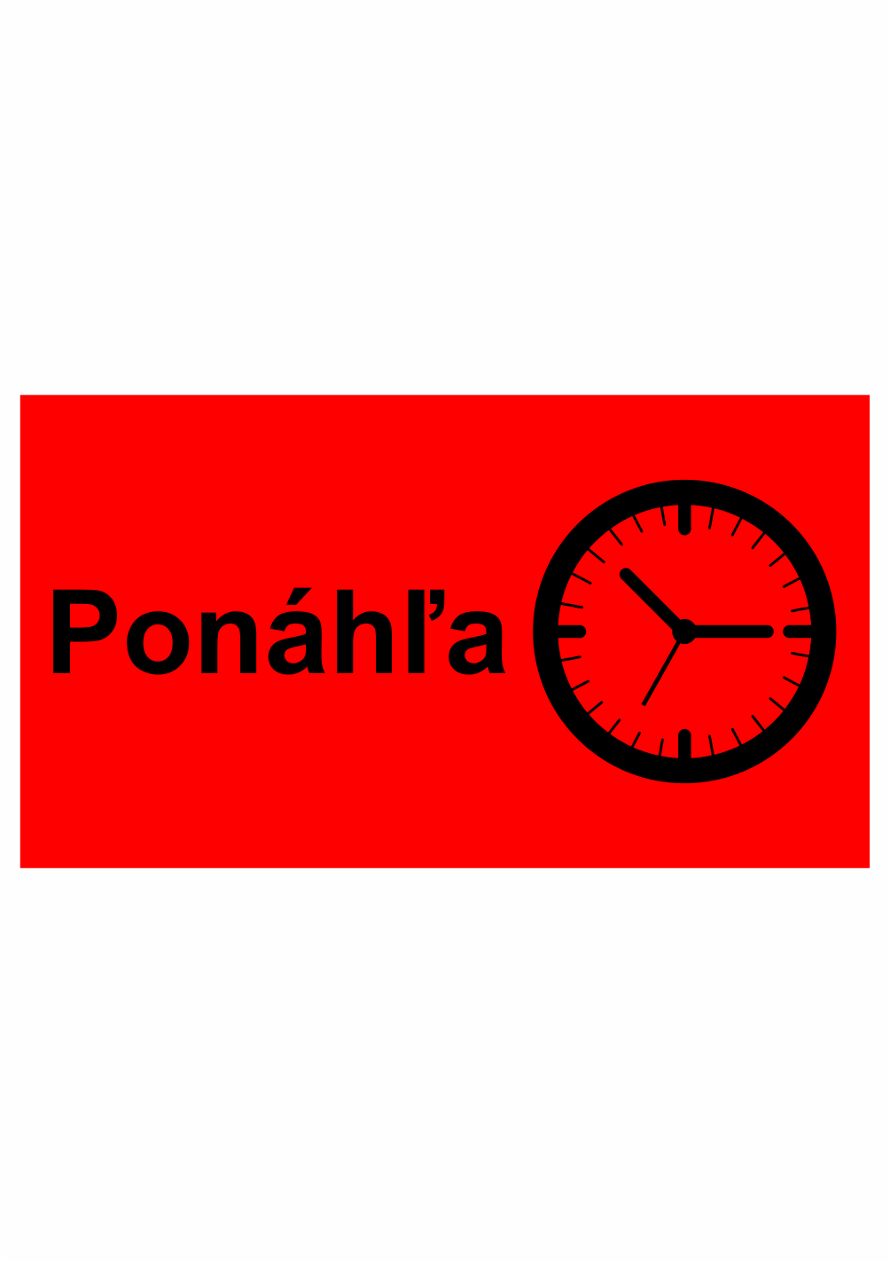 sk193012 Kontrolné a kalibračné značení - Štítok kvality a organizacie: Ponáhľa + Symbol