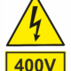 Elektro značenie - Elektro výstrahy: 400V