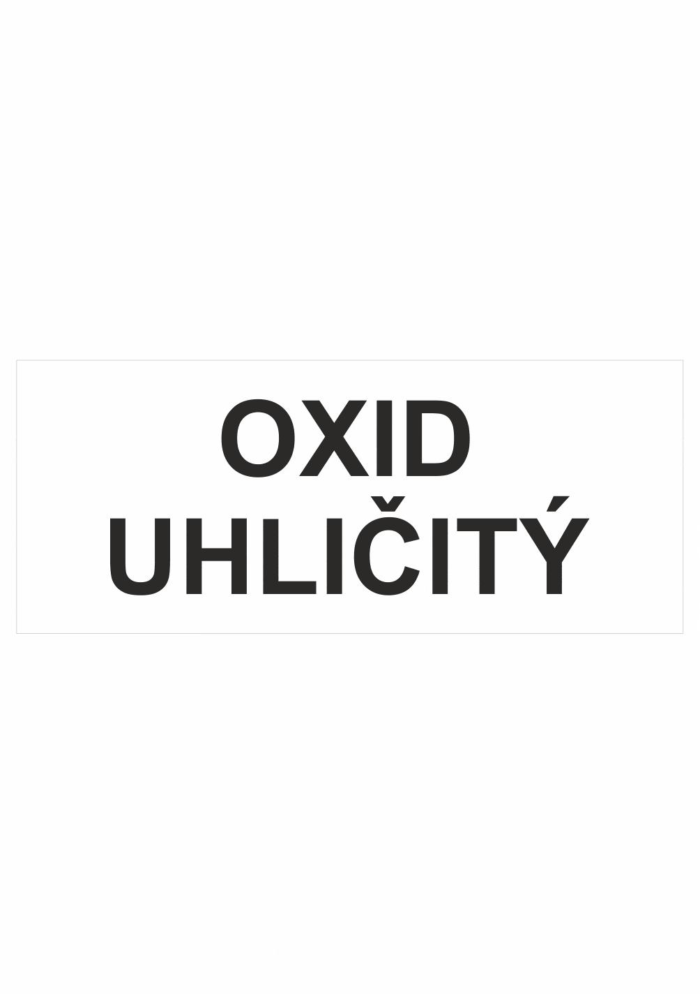 201918 Označenie obalov nebezpečných látok - Tlakové nádoby a plyny: Oxid uhličitý