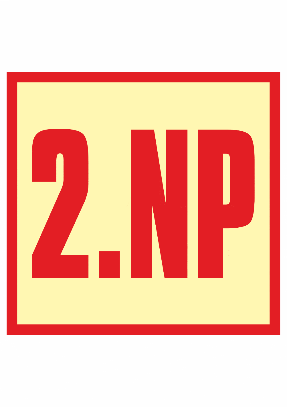 2320087f Značenie budov a priestorov - Označenie podlažia: 2.NP