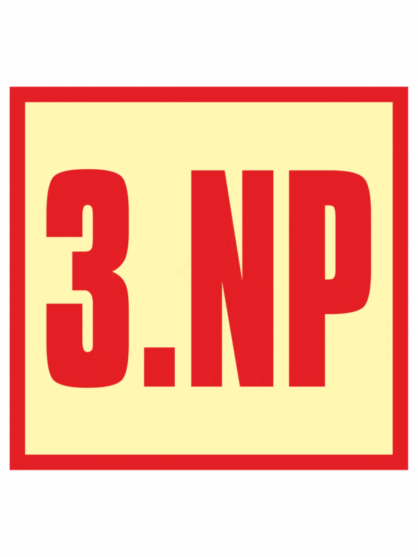 Značenie budov a priestorov - Označenie podlažia: 3.NP