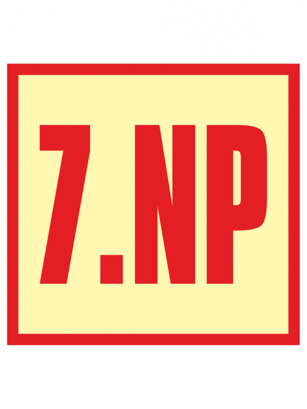 Značenie budov a priestorov - Označenie podlažia: 7.NP