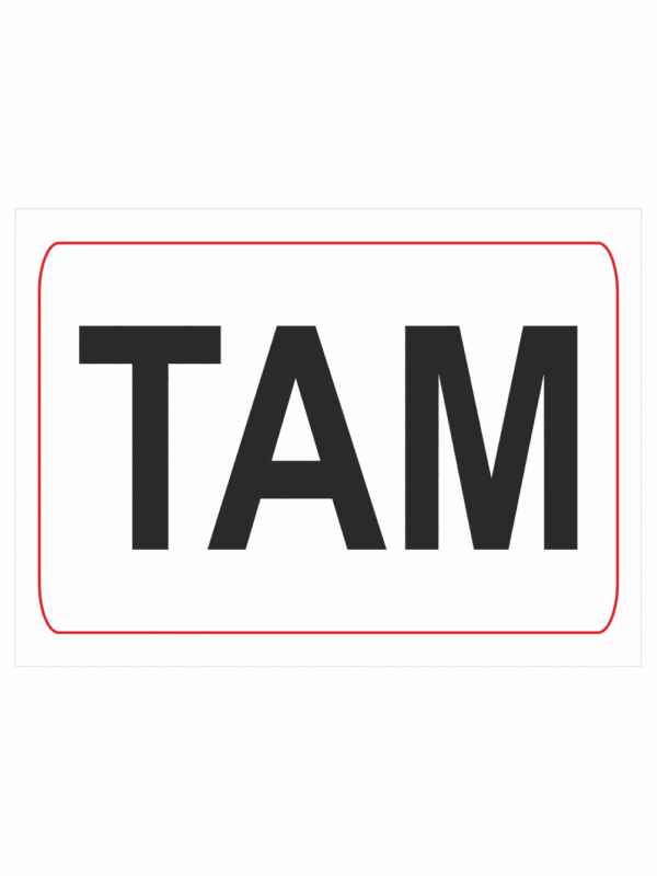 Značenie budov a pristor - Označenie miestností textom: Tam