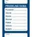 Značenie budov a priestorov - miestnosti a priestory: Prodejná doba