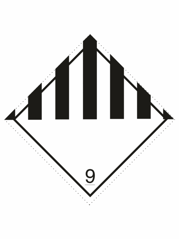 Označenie obalov nebezpečných látok - Symboly ADR: Iné nebezpečné látky a predmety č.9