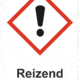 Označenie obalov nebezpečných látok - GHS symboly s textom: Reizend