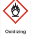 Označenie obalov nebezpečných látok - GHS symboly s textom: Oxidizing