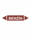 Značenie potrubí - Obojsmerné šípky bez symbolu: Benzín