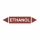 Značenie potrubí - Obojsmerné šípky bez symbolu: Ethanol