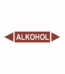Značenie potrubí - Obojsmerné šípky bez symbolu: Alkohol