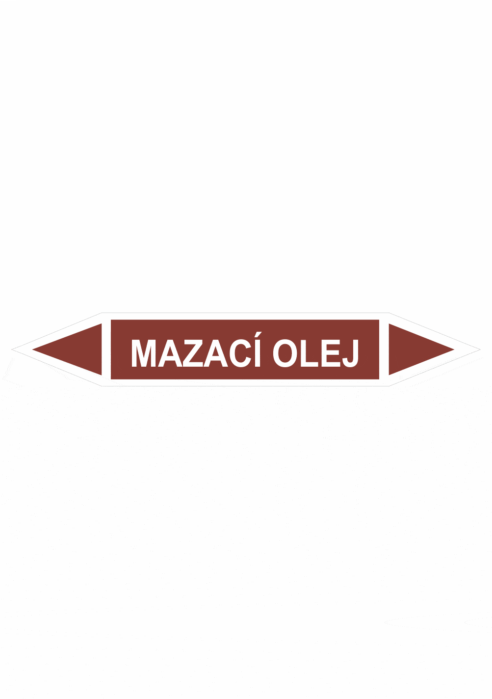 401034l Značenie potrubí - Obojsmerné šípky bez symbolu: Mazací olej