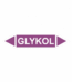 Značenie potrubí - Obojsmerné šípky bez symbolu: Glykol