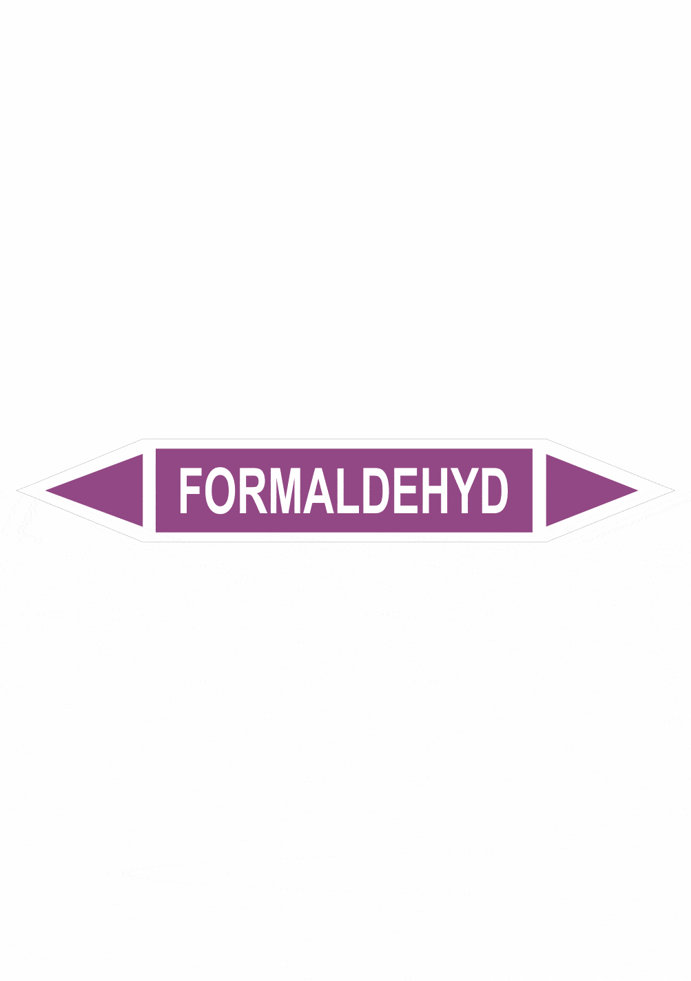 401047l Značenie potrubí - Obojsmerné šípky bez symbolu: Formaldehyd