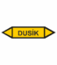 Značenie potrubí - Obojsmerné šípky bez symbolu: Dusík