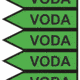 Značenie potrubí - Jednosmerné šípky: Voda, smer vľavo (Text)