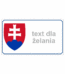 Značenie budov a priestorov: Statný znak + text dla želania