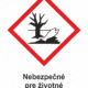Označenie obalov nebezpečných látok - GHS symboly s textom: Nebezpečné pre životné prostredie
