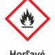 Označenie obalov nebezpečných látok - GHS symboly s textom: Horľavé