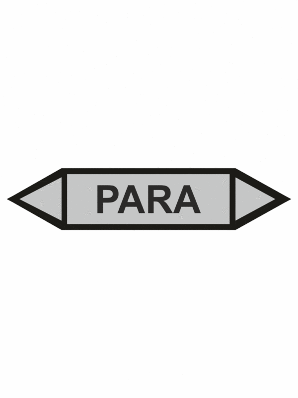 Značenie potrubí - Obojsmerné šípky bez symbolu: Para