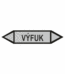 Značenie potrubí - Obojsmerné šípky bez symbolu: Výfuk