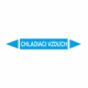Značenie potrubí - Obojsmerné šípky bez symbolu: Chladiaci vzduch