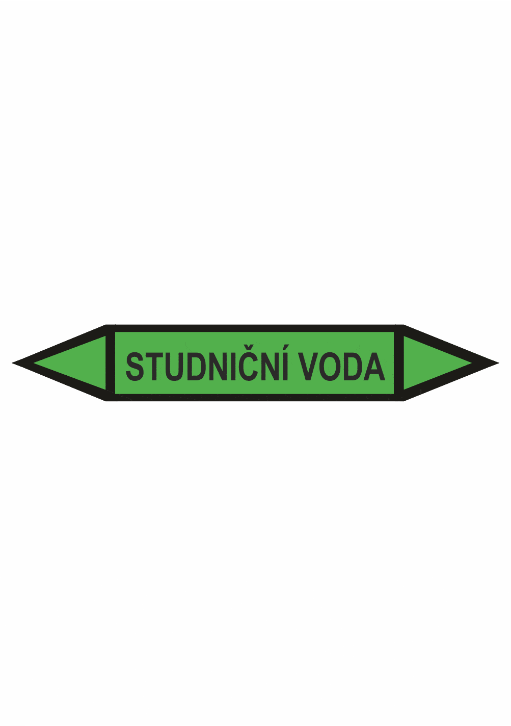 sk401063l Značenie potrubí - Obojsmerné šípky bez symbolu: Studniční voda