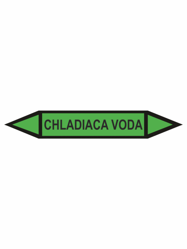 Značenie potrubí - Obojsmerné šípky bez symbolu: Chladiaca voda