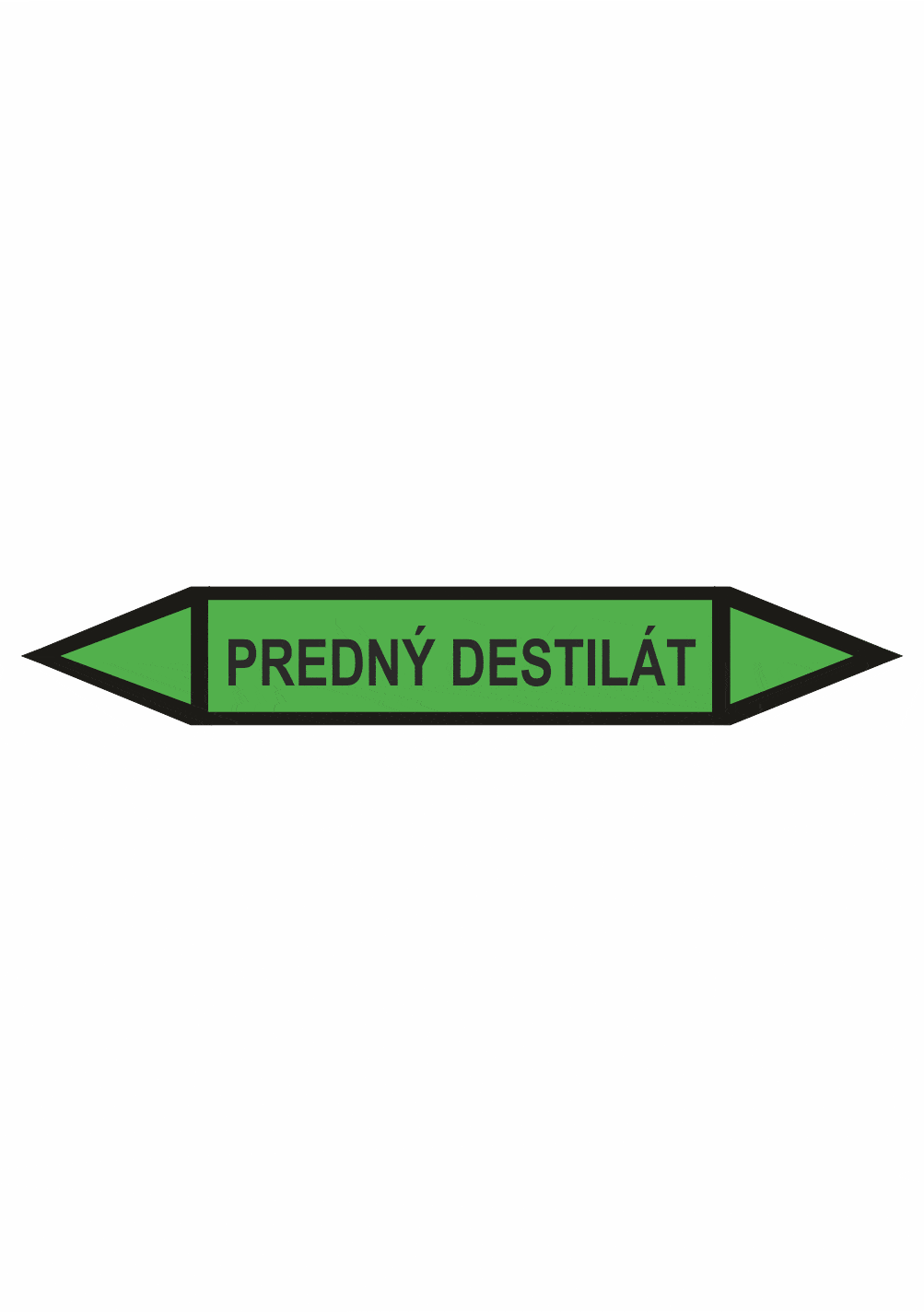 sk401077l Značenie potrubí - Obojsmerné šípky bez symbolu: Predný destilát