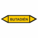 Značenie potrubí - Obojsmerné šípky bez symbolu: Butadién
