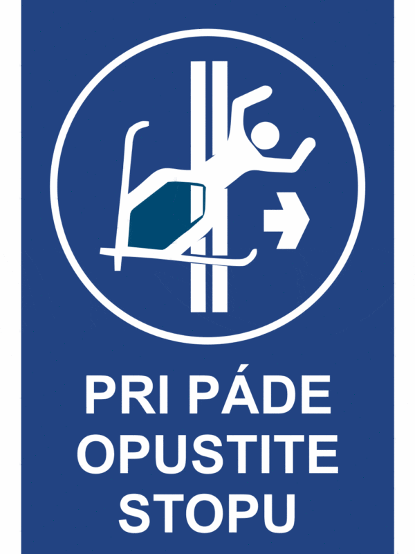 Značenie budov a priestorov - Zimné strediska a rezorty: Pri páde opustite stopu