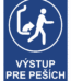 Značenie budov a priestorov - Zimné strediska a rezorty: Výstup pre peších
