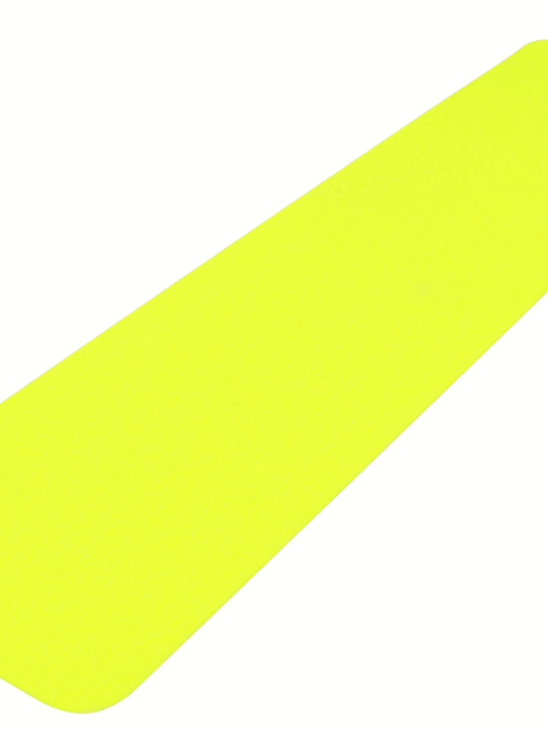 Protišmykové značenie - Abazivné pásky: Obdĺžník fluorescenčný žltý