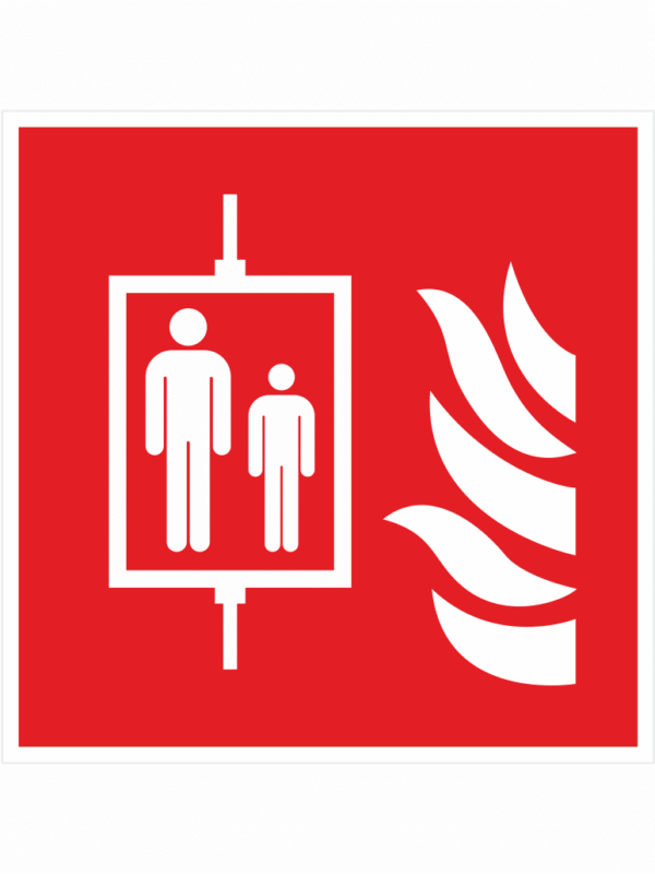 Požiarny výťah – symbol