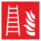 Požiarny rebrík - symbol ISO 7010