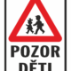Symbol + Pozor děti - plast