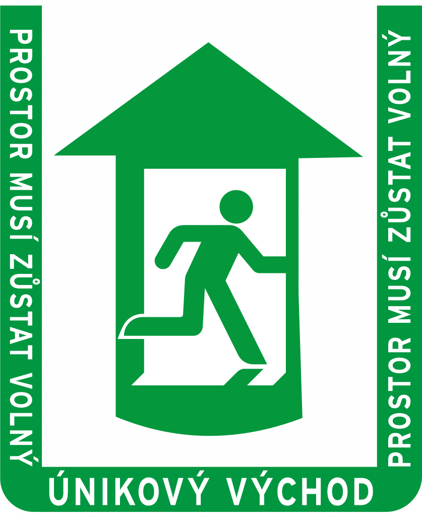 66PZ900 Podlahová PVC - PROSTOR/ ÚNIKOVÝ VÝCHOD - Obrázek 1