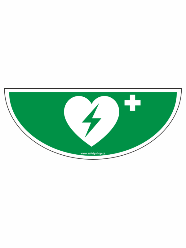 Podlahové značení prostroru - DEFIBRILÁTOR