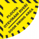 Podlahové značení - PLOCHA OTEVÍRÁNÍ DVEŘÍ/DOOR SWING AREA