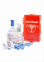 Stanica EYEWASH na výplach očí – s náplňou pri poranení oka