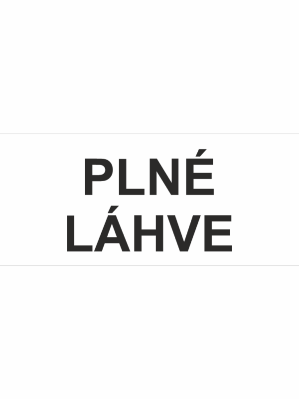 Plné láhve TEXT
