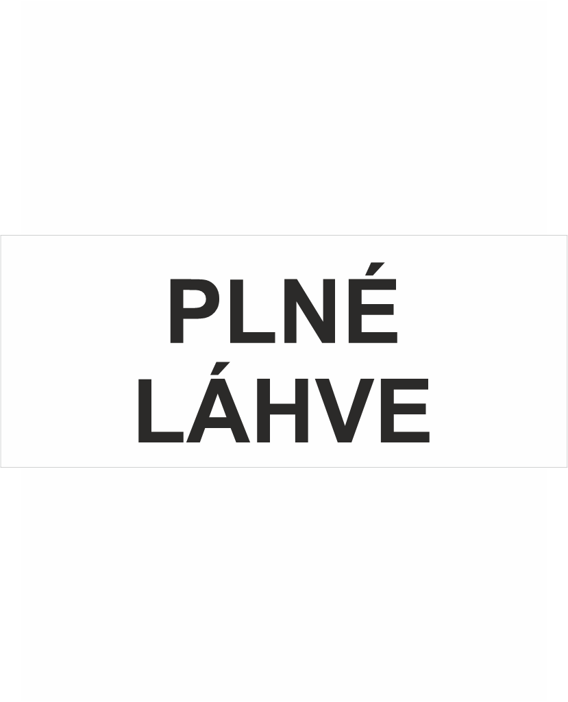 201925 PLNÉ LÁHVE Plné láhve TEXT - Obrázek 1