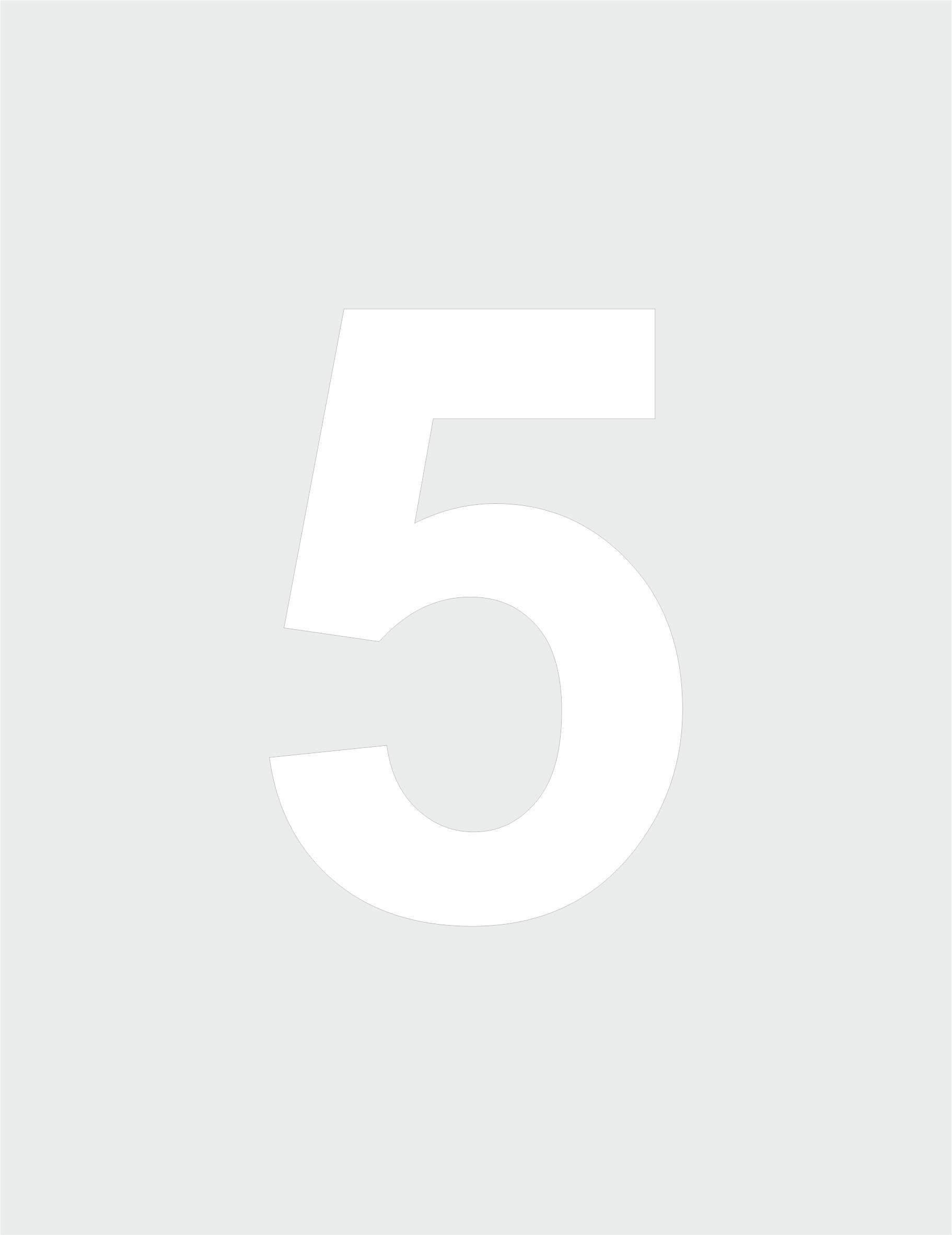 plastové šablony 5 ŠABLÓNY plast čísla – 5 – Obrázok 1