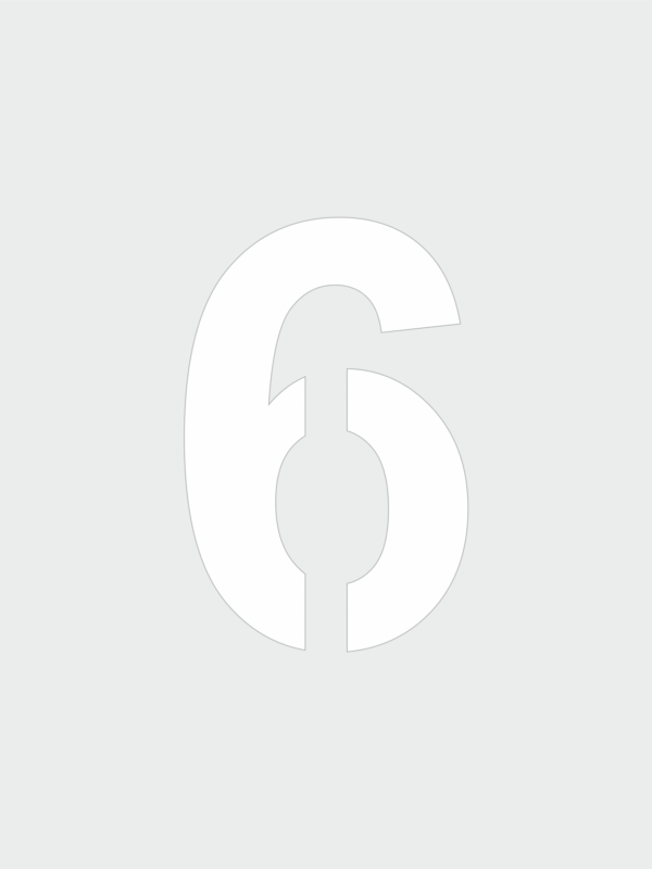 ŠABLÓNY plast čísla – 6