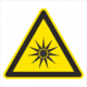 Bezpečnostní značení - Výstražný symbol: Pozor Optické záření