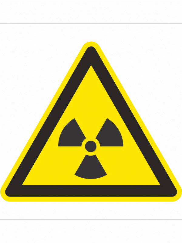 Bezpečnostní značení - Výstražný symbol: Pozor Radioaktivní záření