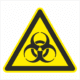Bezpečnostní značení - Výstražný symbol: Pozor Biologické nebezpečí