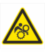 Bezpečnostní značení - Výstražný symbol: Nebezpečí nechtěný vstup