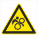 Bezpečnostní značení - Výstražný symbol: Nebezpečí nechtěný vstup